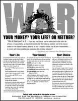 War: Your money? Your life? or neither?